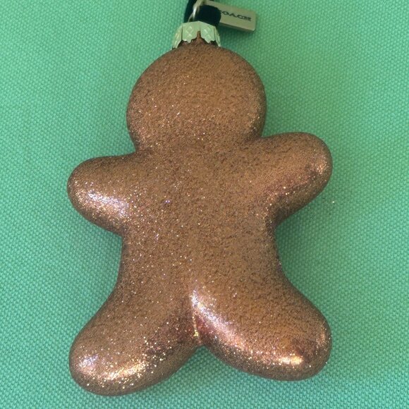COACH GINGERBREAD BOY ORNAMENT BOXED:NIB CCD48 - Picture 15 of 16
